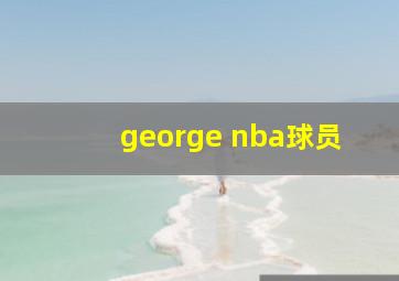 george nba球员